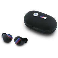 BMW Kopfhörer Bluetooth TWS ENC M Metalllogo Schwarz