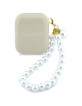 Guess Bluetooth Headphones TWS Pearl Strap Beige