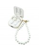 Guess Bluetooth Headphones TWS Pearl Strap White