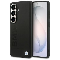 BMW Samsung S26 Hülle Case Echtleder Hot Stamp MagSafe Schwarz