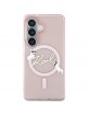 Karl Lagerfeld Samsung S26 Hülle Case KC Script MagSafe Rosa
