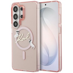 Karl Lagerfeld Samsung S26 Ultra Hülle Case KC Script MagSafe Rosa