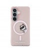 Karl Lagerfeld Samsung S26 Hülle Case Peekaboo Choupette MagSafe Rosa