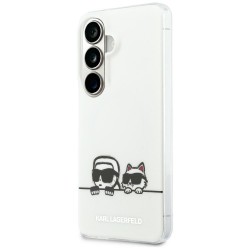 Karl Lagerfeld Samsung S26 Hülle Case Peekaboo MagSafe Weiß