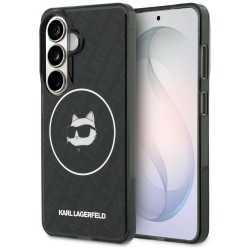 Karl Lagerfeld Samsung S26 Hülle Case Repeated Choupette MagSafe Schwarz