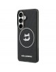 Karl Lagerfeld Samsung S26 Hülle Case Repeated Choupette MagSafe Schwarz