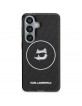 Karl Lagerfeld Samsung S26 Hülle Case Repeated Choupette MagSafe Schwarz