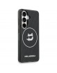 Karl Lagerfeld Samsung S26 Hülle Case Repeated Choupette MagSafe Schwarz
