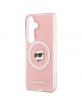 Karl Lagerfeld Samsung S26+ Plus Hülle Case Repeated Choupette MagSafe Rosa