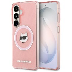 Karl Lagerfeld Samsung S26 Hülle Case Repeated Choupette MagSafe Rosa