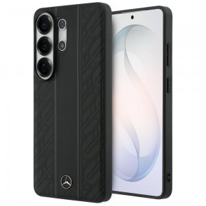 Mercedes Samsung S26 Ultra Case Laurel Genuine Leather MagSafe Black