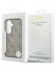 Guess Samsung S26 Hülle Case 4G Embossed Ring MagSafe Braun