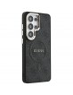 Guess Samsung S26 Ultra Hülle Case 4G Embossed Ring MagSafe Schwarz