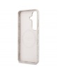 Guess Samsung S26 Hülle Case 4G MagSafe Strass Logo Rosa