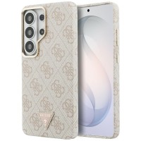 Guess Samsung S26 Ultra Hülle Case 4G MagSafe Strass Logo Rosa