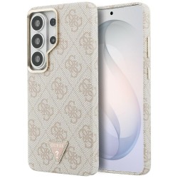 Guess Samsung S26 Ultra Hülle Case 4G MagSafe Strass Logo Rosa