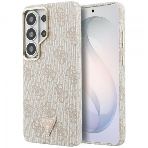 Guess Samsung S26 Ultra Hülle Case 4G MagSafe Strass Logo Rosa