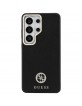 Guess Samsung S26 Ultra Hülle Case Round Strass Logo MagSafe Schwarz