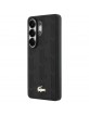 Lacoste Samsung S26 Ultra Hülle Case Monogram Gold Logo MagSafe Schwarz