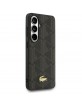 Lacoste Samsung S26 Hülle Case Monogram The Blend MagSafe Schwarz