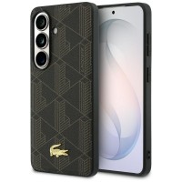 Lacoste Samsung S26+ Plus Hülle Case Monogram The Blend MagSafe Schwarz