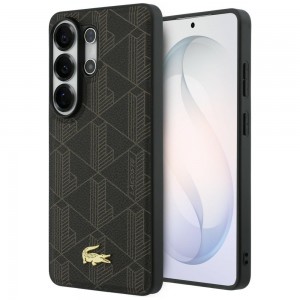 Lacoste Samsung S26 Ultra Hülle Case Monogram The Blend MagSafe Schwarz