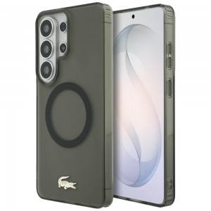 Lacoste Samsung S26 Ultra Hülle Case Shockproof Frosted MagSafe Schwarz