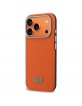 Lacoste iPhone 17 Pro Case Semi Wrap Petit Pique MagSafe Orange