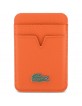 Lacoste Petit Pique Wallet Magsafe Card Holder Orange
