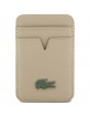 Lacoste Petit Pique Wallet Magsafe Card Holder Taupe