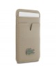 Lacoste Petit Pique Wallet Magsafe Card Holder Taupe