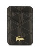 Lacoste Blend Wallet MagSafe Card Holder Monogram Brown