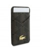 Lacoste Blend Wallet MagSafe Card Holder Monogram Brown