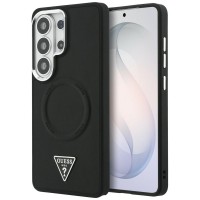 Guess Samsung S26 Ultra Hülle Case Embossed Ring Triangle Schwarz