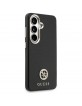 Guess Samsung S26+ Plus Hülle Case Round Strass Logo MagSafe Schwarz