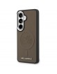 Karl Lagerfeld Samsung S26 Hülle Case Embossed Ring Initials MagSafe Braun
