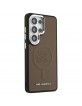 Karl Lagerfeld Samsung S26 Ultra Hülle Case Embossed Ring Initials MagSafe Braun