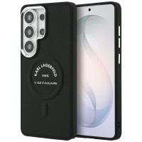 Karl Lagerfeld Samsung S26 Ultra Hülle Case Embossed RSG Logo MagSafe Schwarz