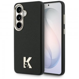 Karl Lagerfeld Samsung S26 Hülle Case K Metal Logo MagSafe Schwarz