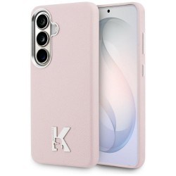 Karl Lagerfeld Samsung S26 Hülle Case K Metal Logo MagSafe Rosa