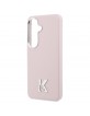 Karl Lagerfeld Samsung S26 Hülle Case K Metal Logo MagSafe Rosa