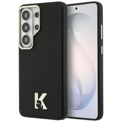 Karl Lagerfeld Samsung S26 Ultra Hülle Case K Metal Logo MagSafe Schwarz