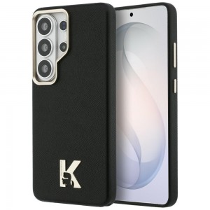 Karl Lagerfeld Samsung S26 Ultra Hülle Case K Metal Logo MagSafe Schwarz