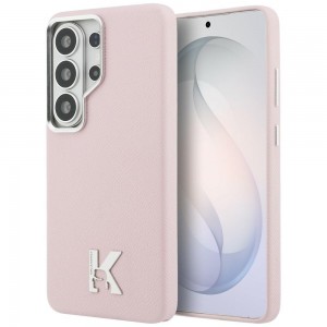 Karl Lagerfeld Samsung S26 Ultra Hülle Case K Metal Logo MagSafe Rosa