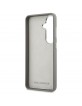 Karl Lagerfeld Samsung S26 Hülle Case Saffiano Double Heads Metal Silber