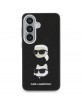 Karl Lagerfeld Samsung S26+ Plus Hülle Case Saffiano Double Heads Metal Schwarz
