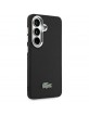 Lacoste Samsung S26 Hülle Case Full Wrap Petit Pique MagSafe Schwarz