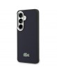 Lacoste Samsung S26 Hülle Case Full Wrap Petit Pique MagSafe Blau