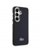Lacoste Samsung S26 Hülle Case Full Wrap Petit Pique MagSafe Blau