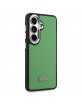 Lacoste Samsung S26 Hülle Case Full Wrap Petit Pique MagSafe Grün